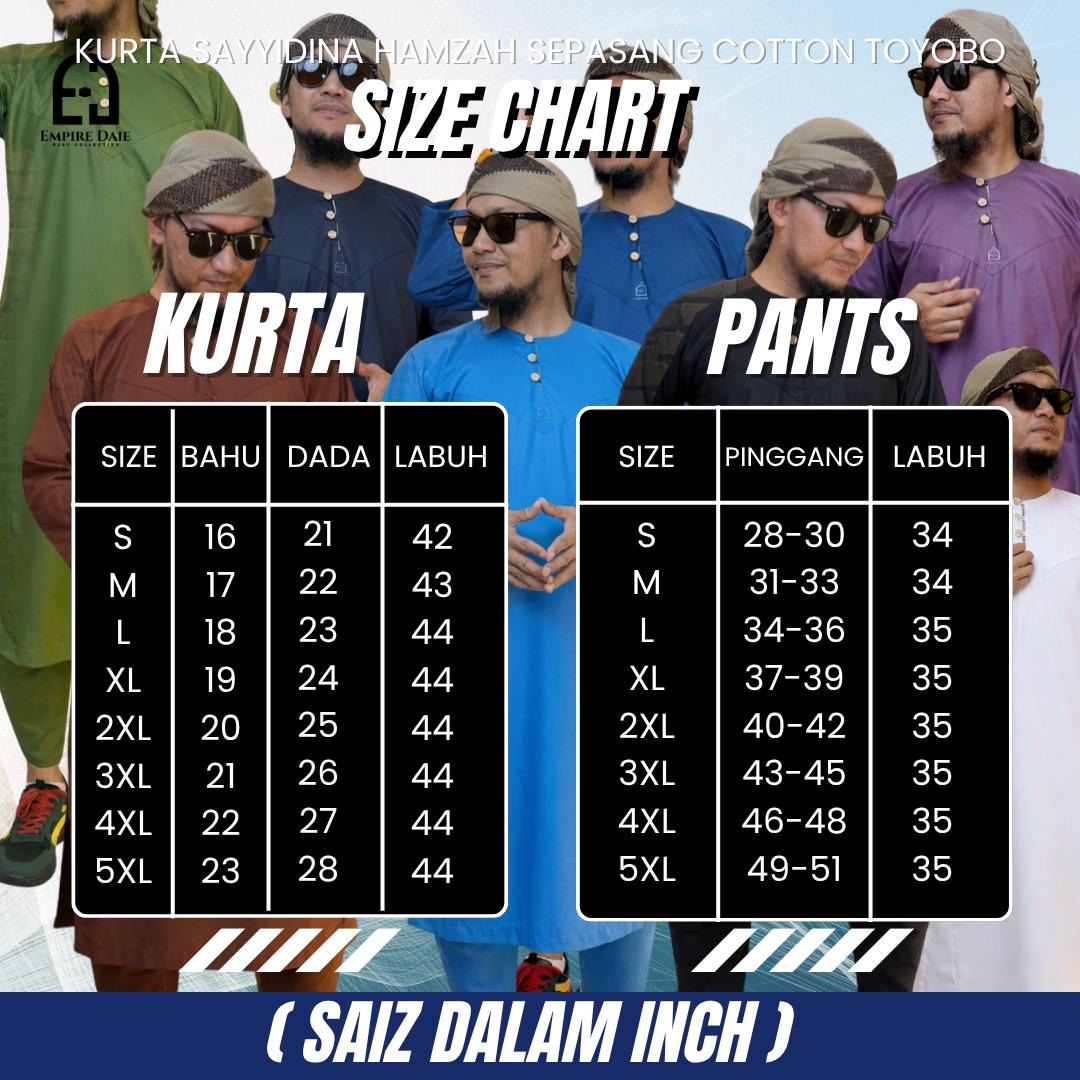 NEW ARRIVAL! KURTA SAYYIDINA HAMZAH set - Image 3
