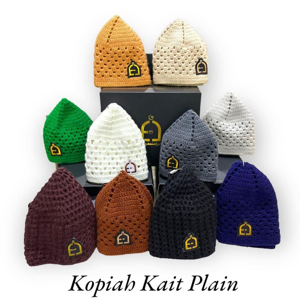 Kopiah Kait Plain Hand Made - Traditional Muslim Hat